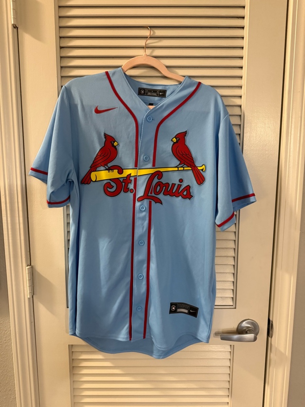 Nike Light Blue MLB Replica St. Louis Cardinals Jersey